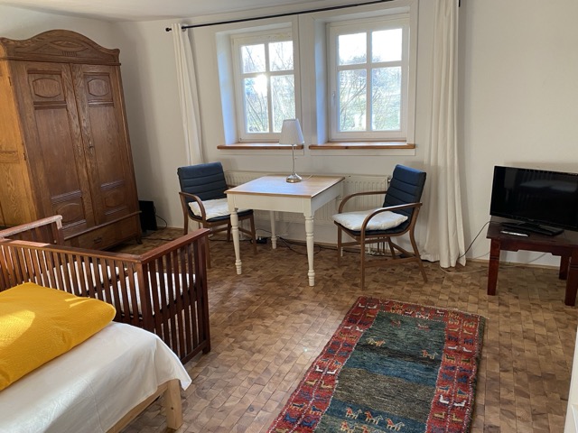 Mittagszimmer Blick zum Vordergarten