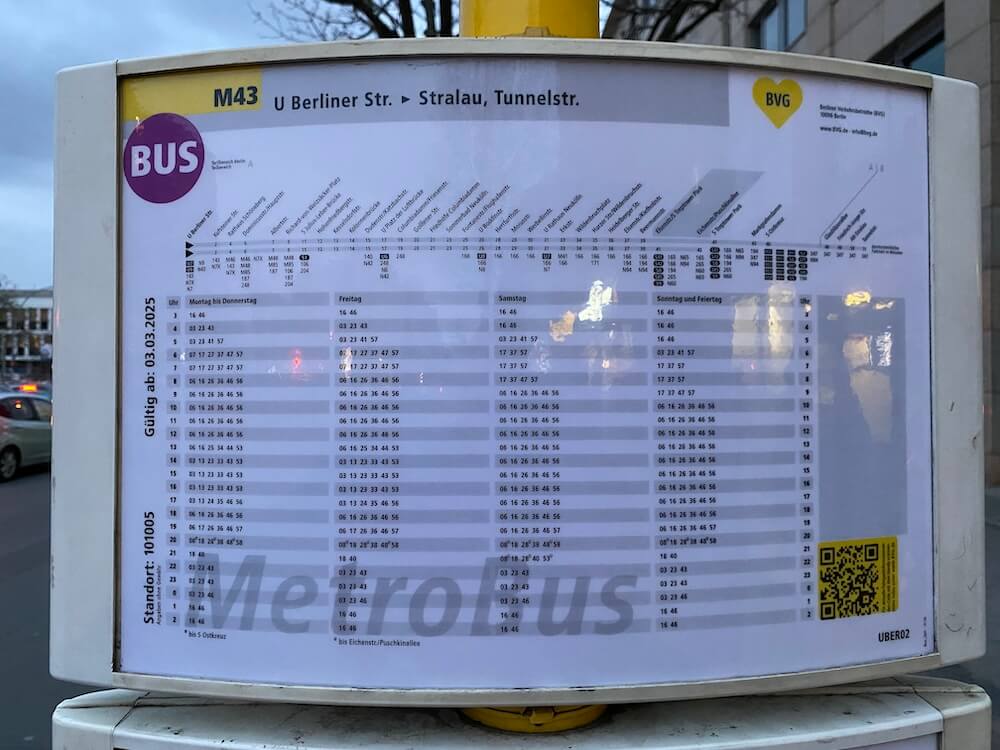 Busfahrplan