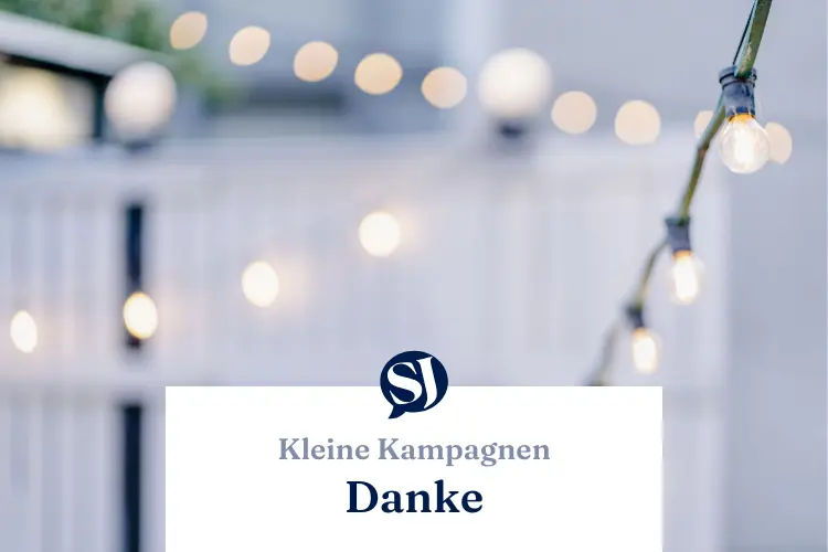 Kleine Kampagnen - Danke.
