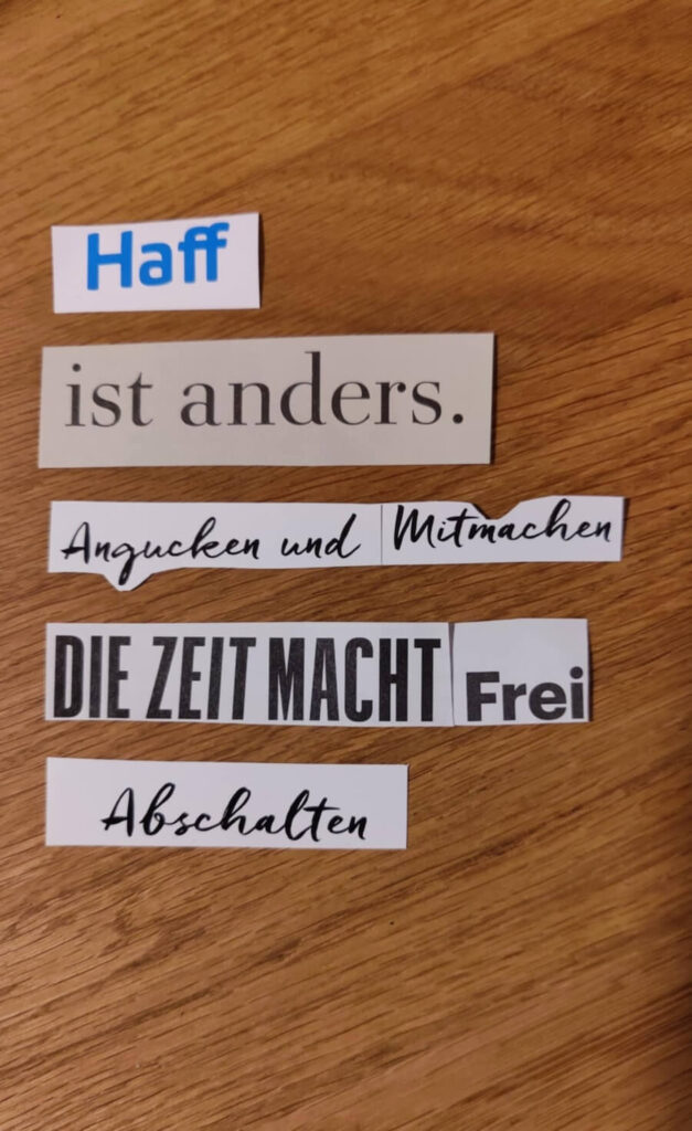 Eichhof Cottage Textkunst von Nicole Isermann