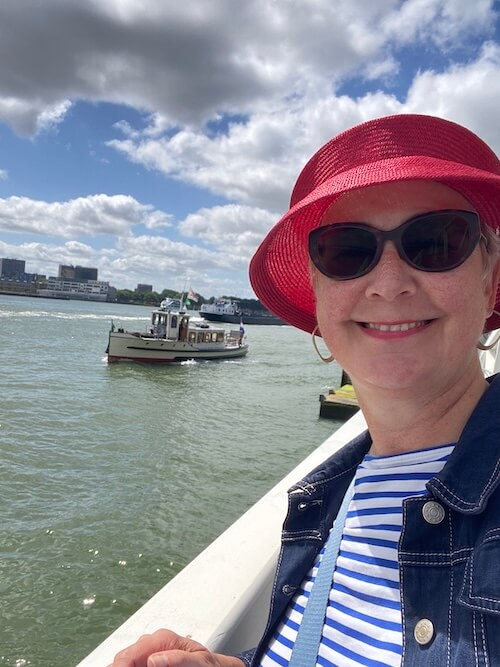 Susanne im Hafen von Rotterdam