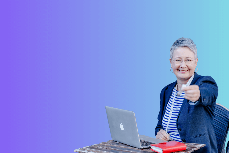 Susanne mit Maßband