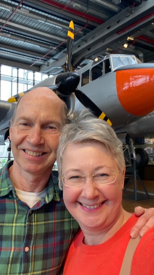 Ronald und Susanne im Technik Museum