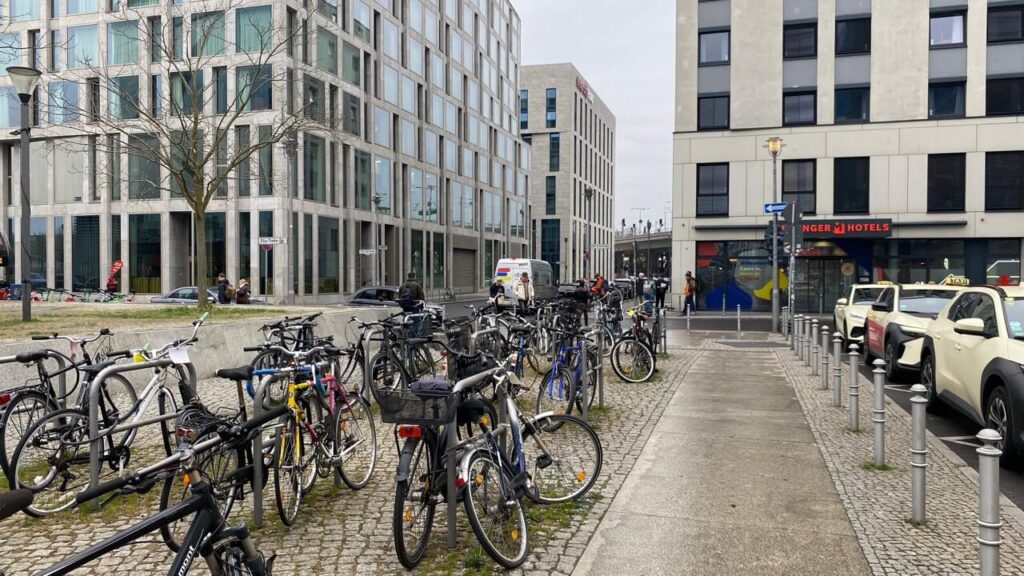 Fahrräder am Hauptbahnhof