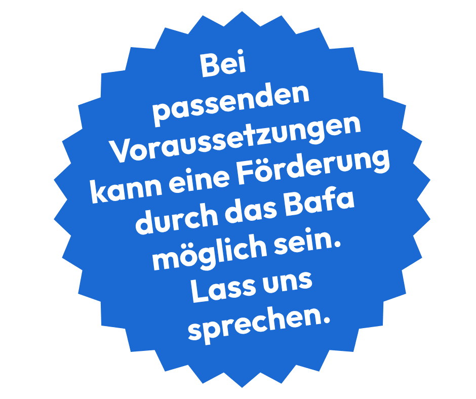 Bei passenden Voraussetzungen ist eine Förderung durch das Bafa möglich