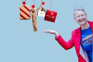 Susanne mit Adventskalender